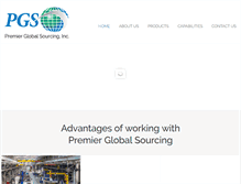 Tablet Screenshot of pg-sourcing.com